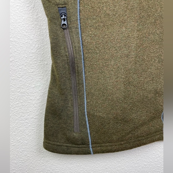 Kuhl Men's XL Interceptr Full Zip Vest Green Fleece Gorpcore Outdoor Hiking Coat - Picture 5 of 14